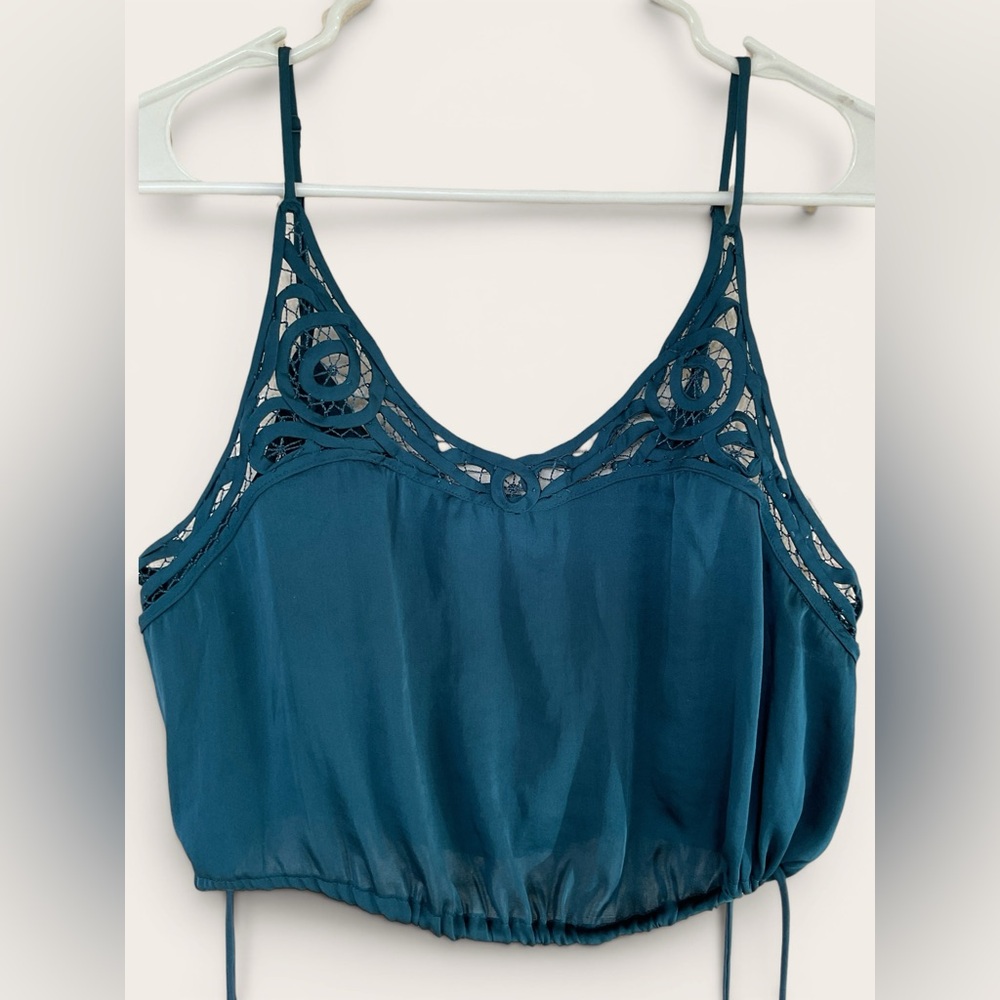 Intimately Free People Camisole Top Size medium, emerald green
